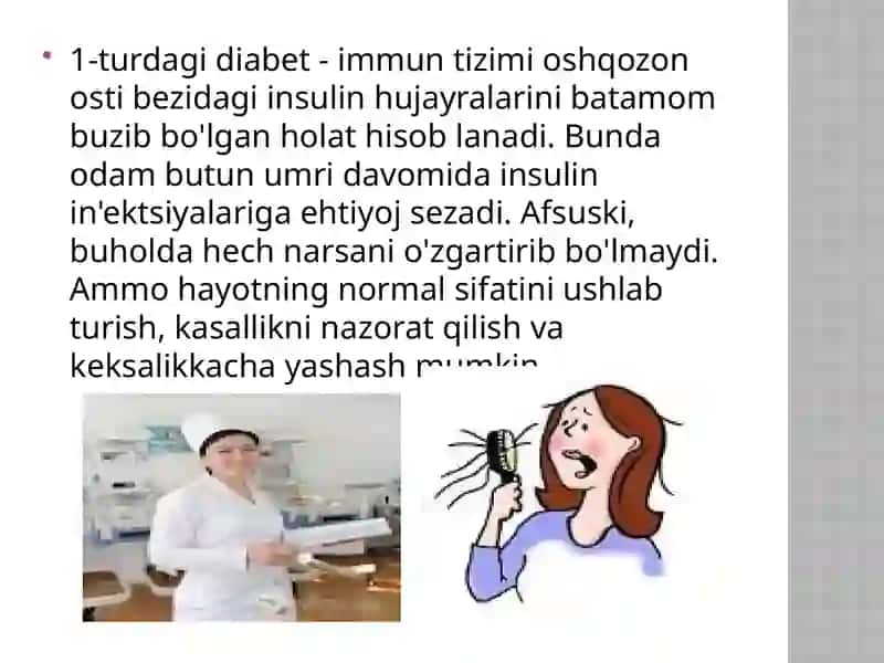 Qandli Diabet va Glyukozaga Turg'unlikarining Buzilishi 4