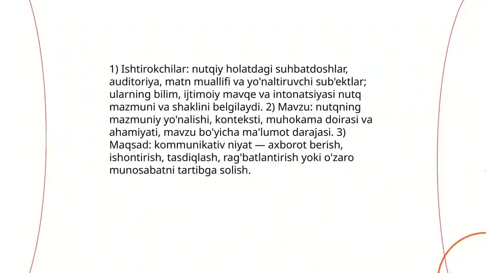 Nutqiy holat va nutqiy vaziyat 4