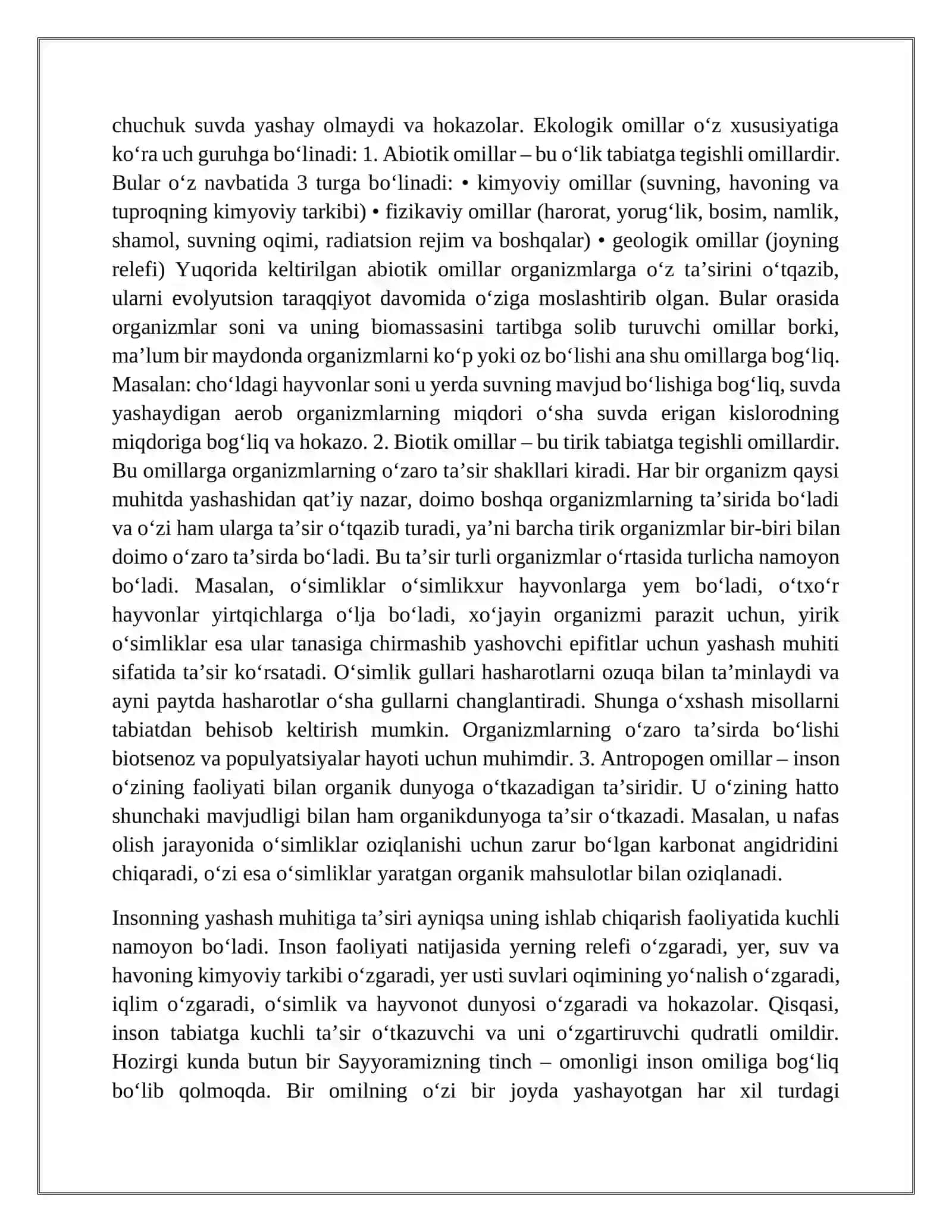 Ekologik omillar va qonuniyatlar 4