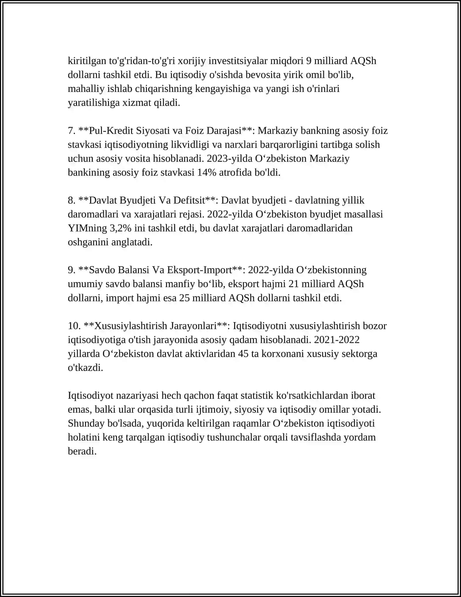 ANDIJON DAVLAT UNIVERSITETI IQTISODIYOT KAFEDRASI 4