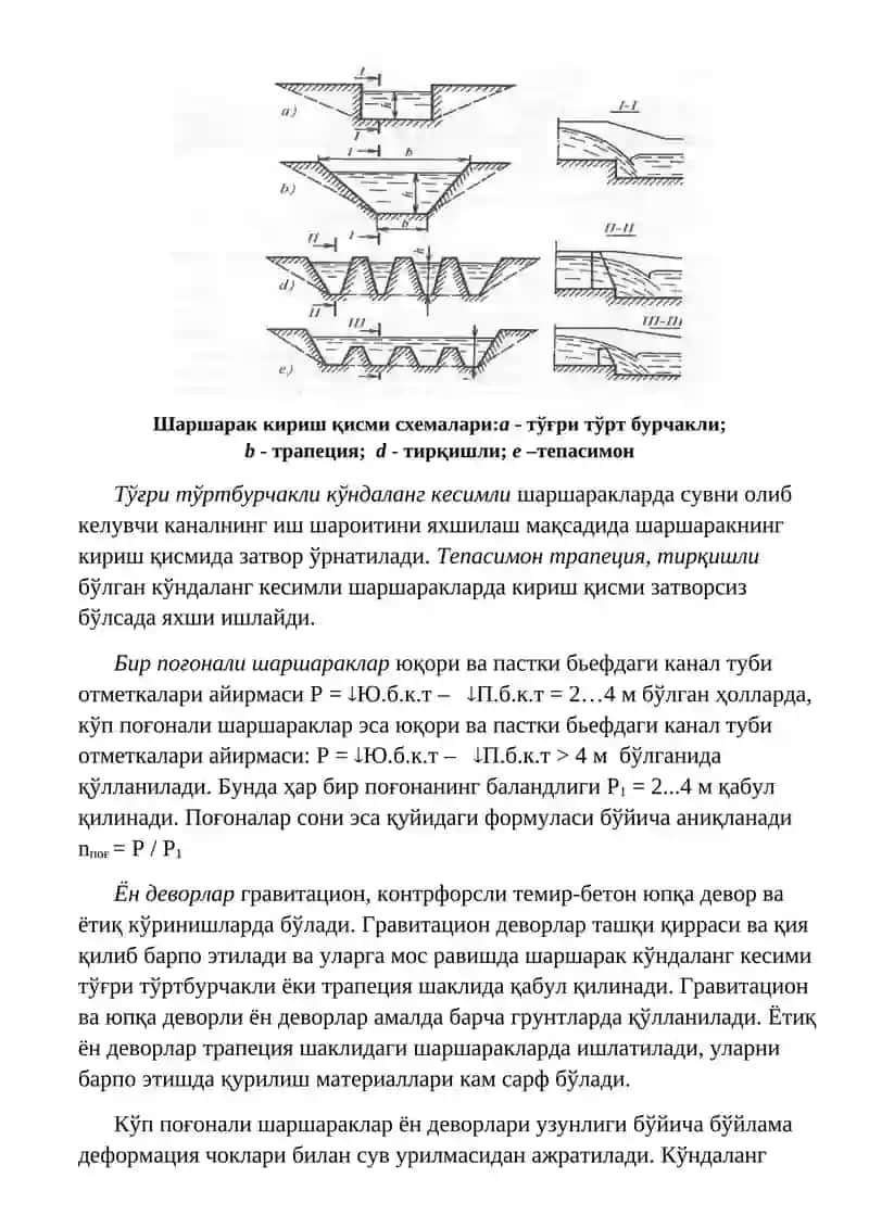 Шаршараклар. Уларнинг турлари 4