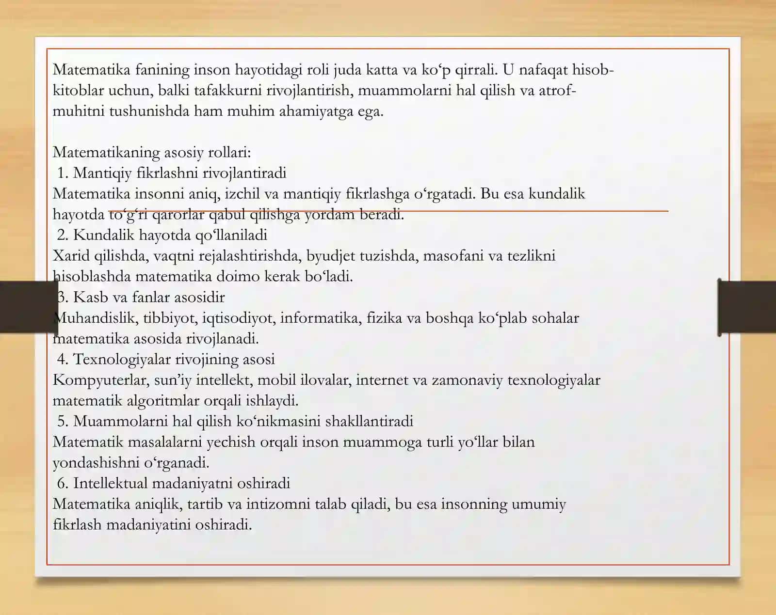 Matematikani Hayotiy Masalalar Orqali O'rganish Metodikasi 4
