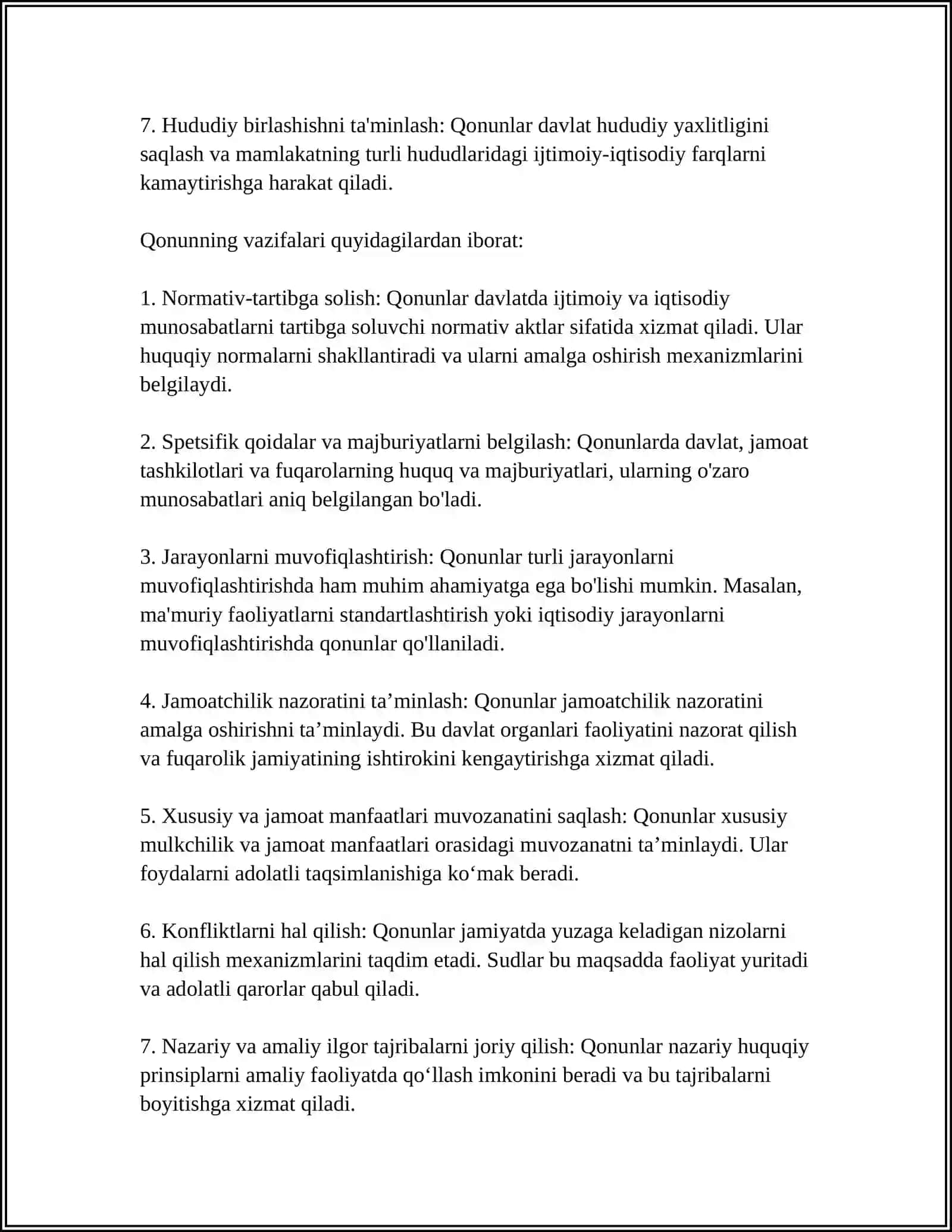 AVTOMOBIL YOʻLLARI HAQIDAGI QONONNI OʻRGANISH 4
