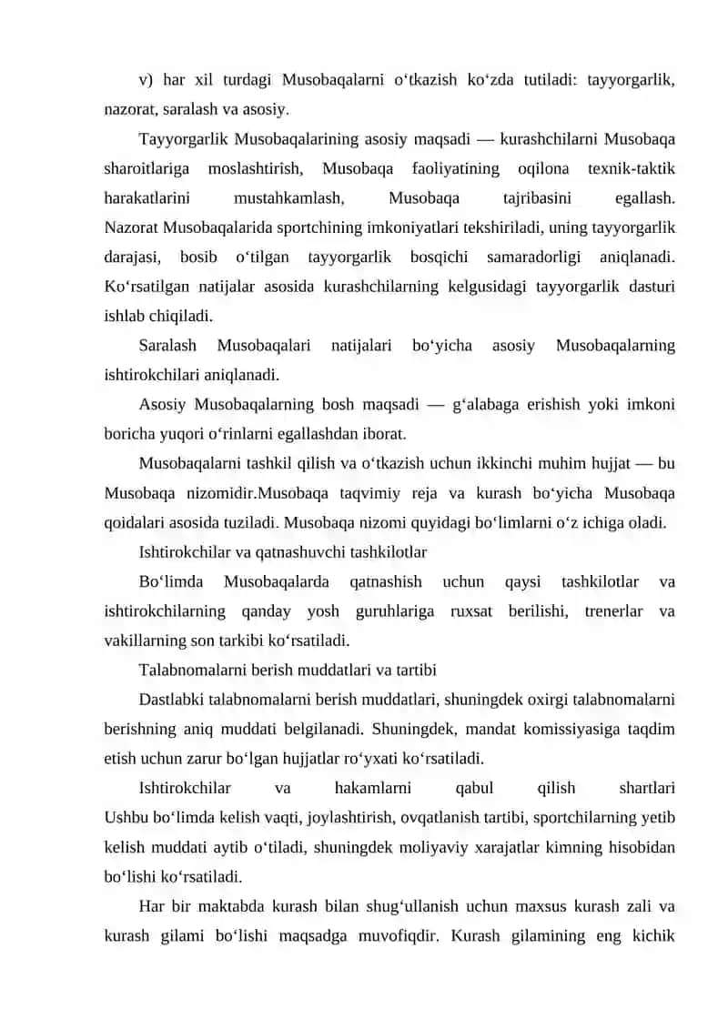 Musobaqa maqsadi va vazifalari 4