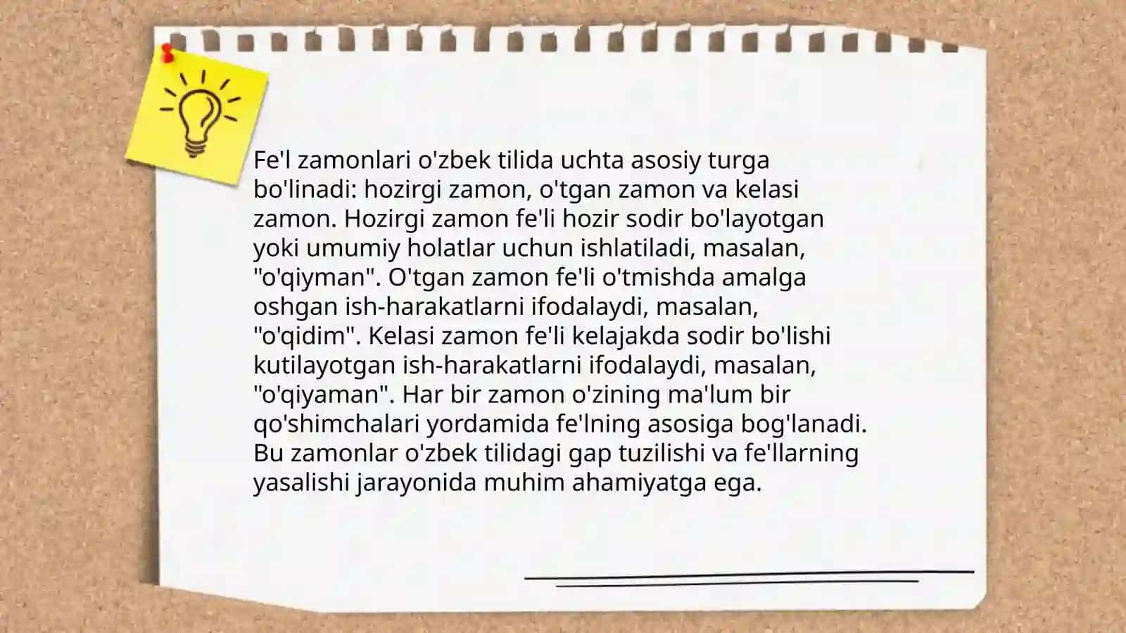 Fe'l shakllari 4