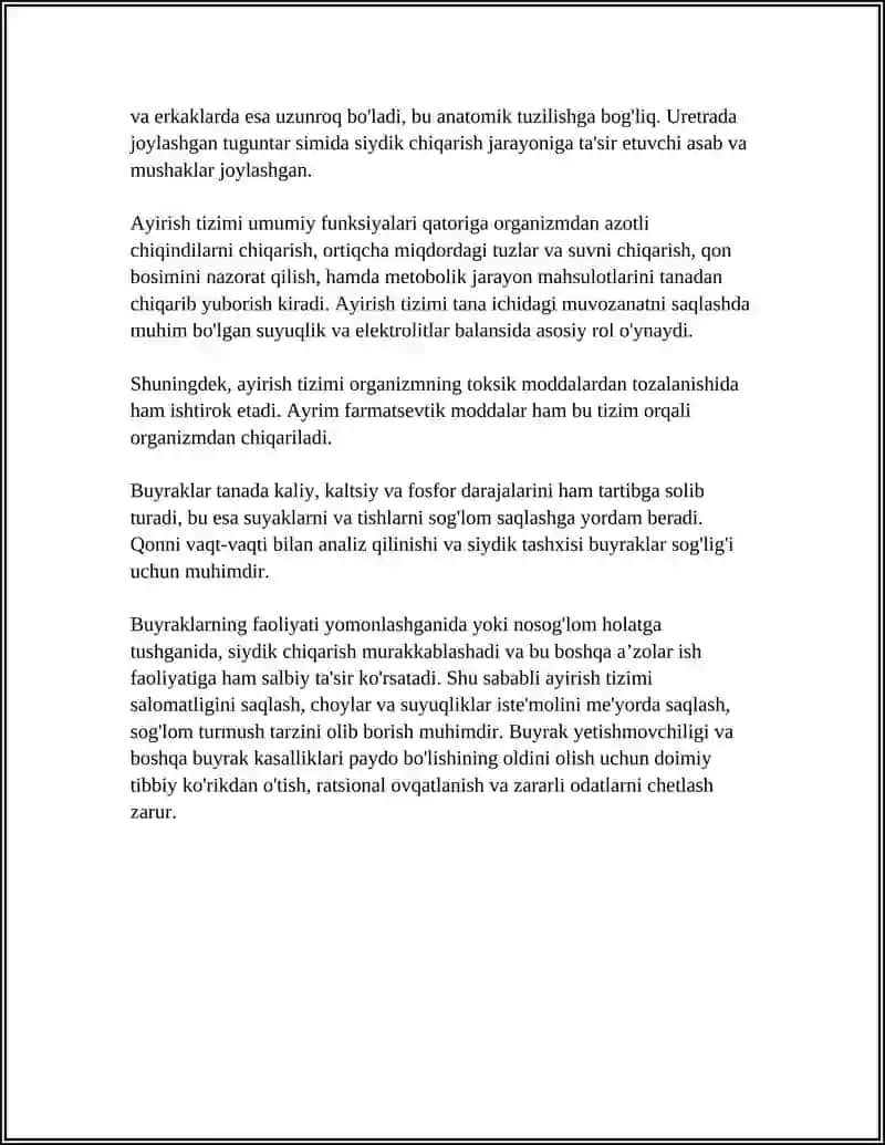AYIRISH TIZIMI 4