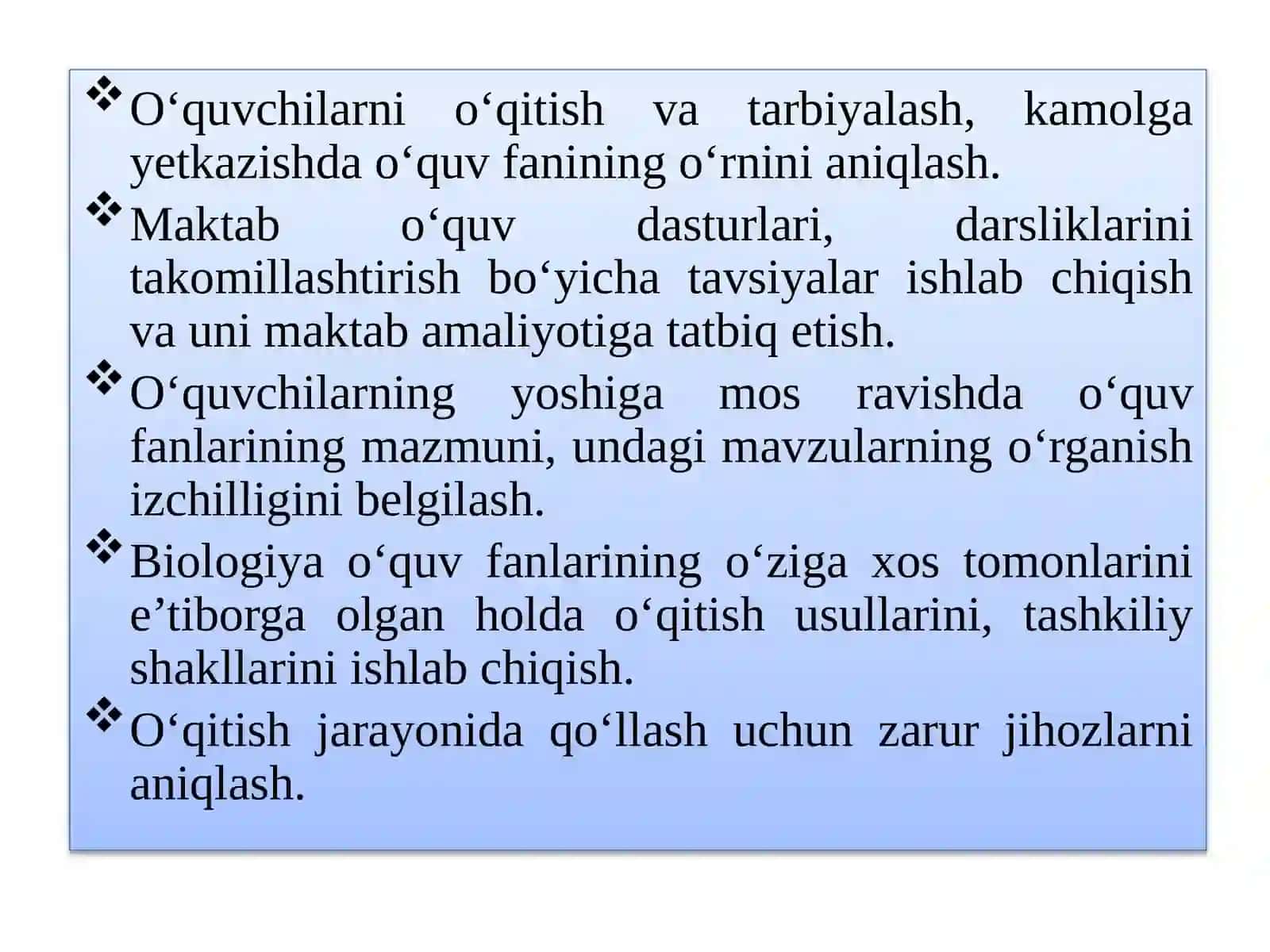 Odam anatomiyasi va fiziologiyasi ta'limi 4