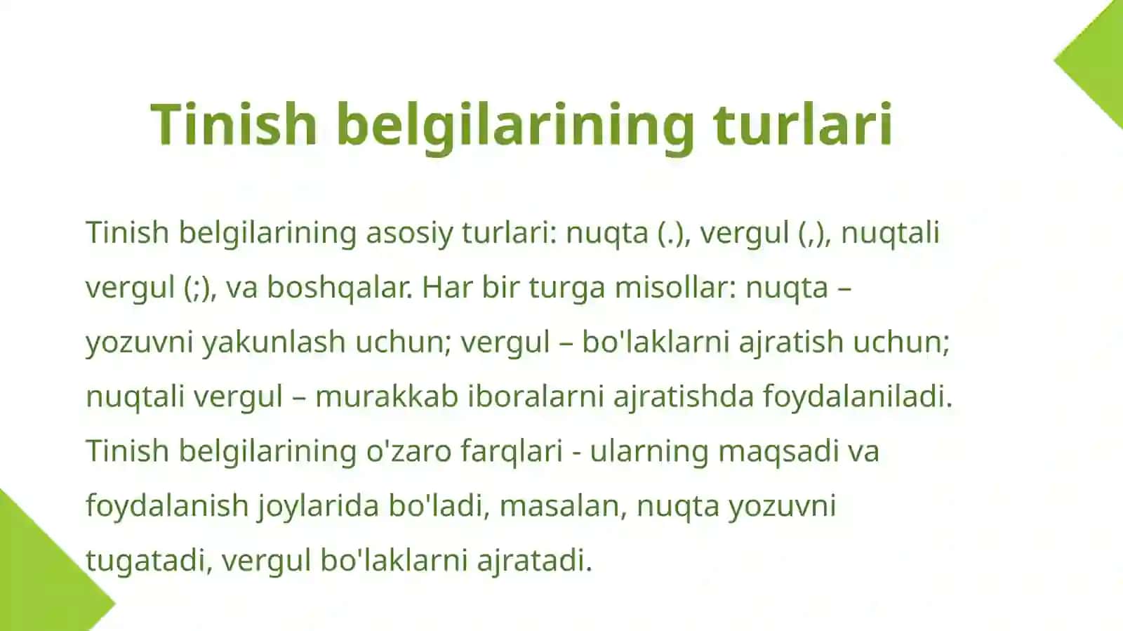 O’qish savodxonligi darslarida tinish belgilarga doir bilimlarni shakillantirish 4