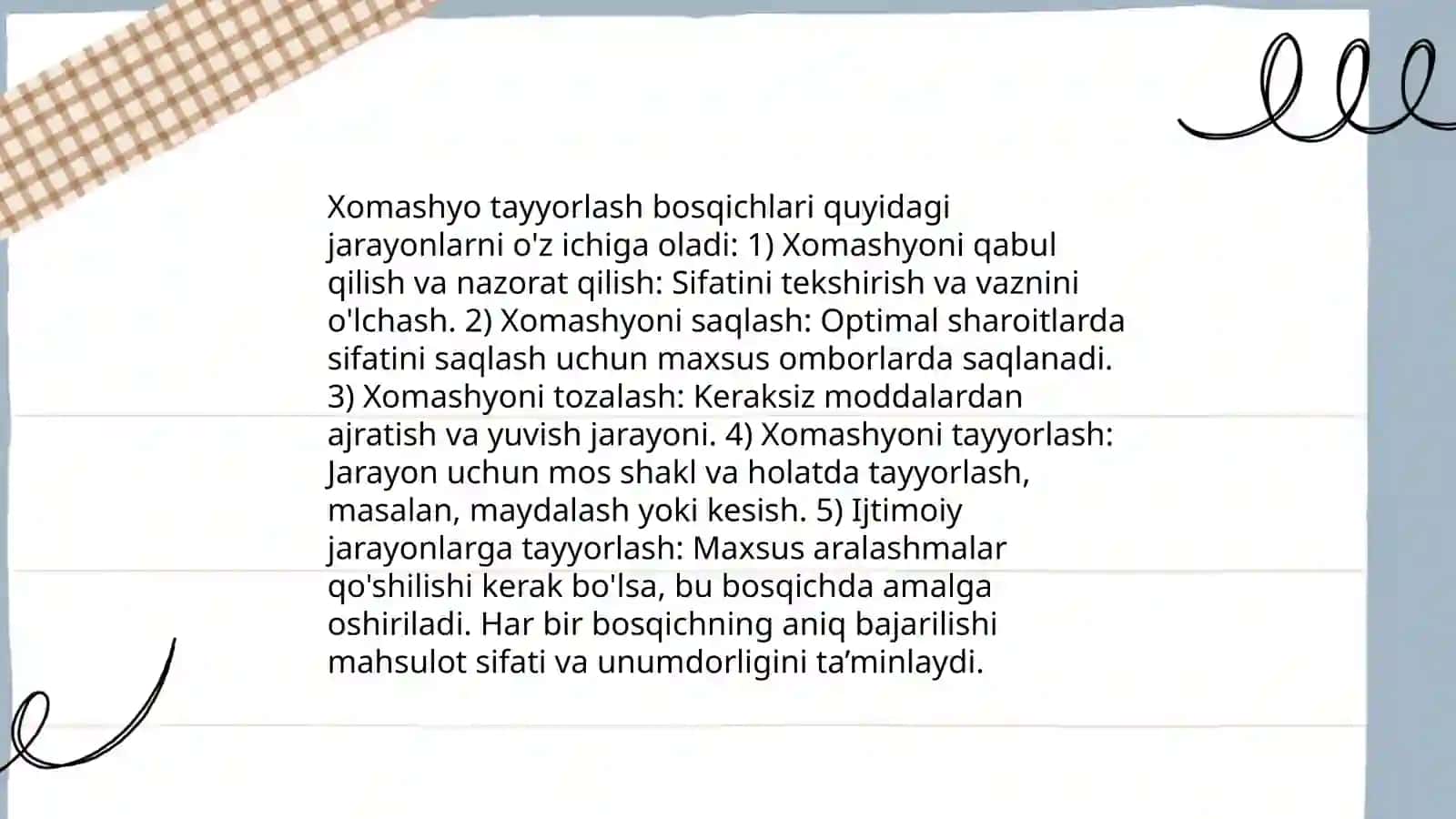 Paxta tozalash jarayoni 4