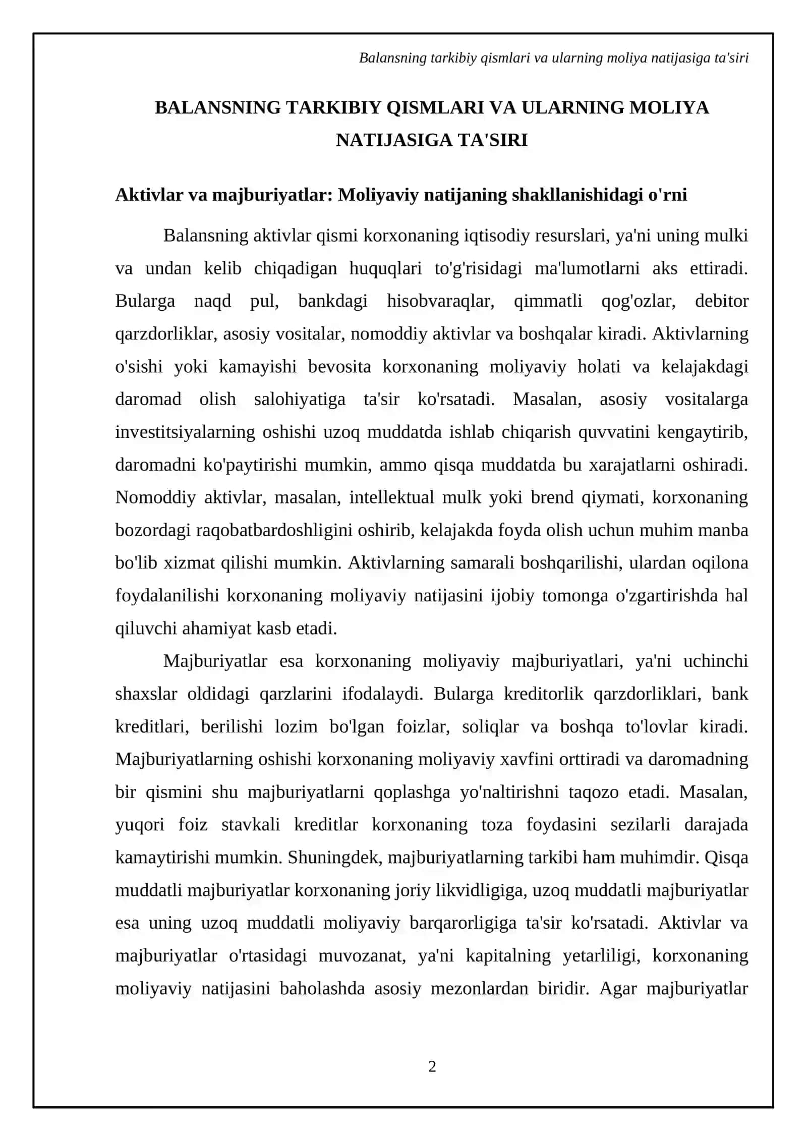 Balans bilan moliyaviy natija 4
