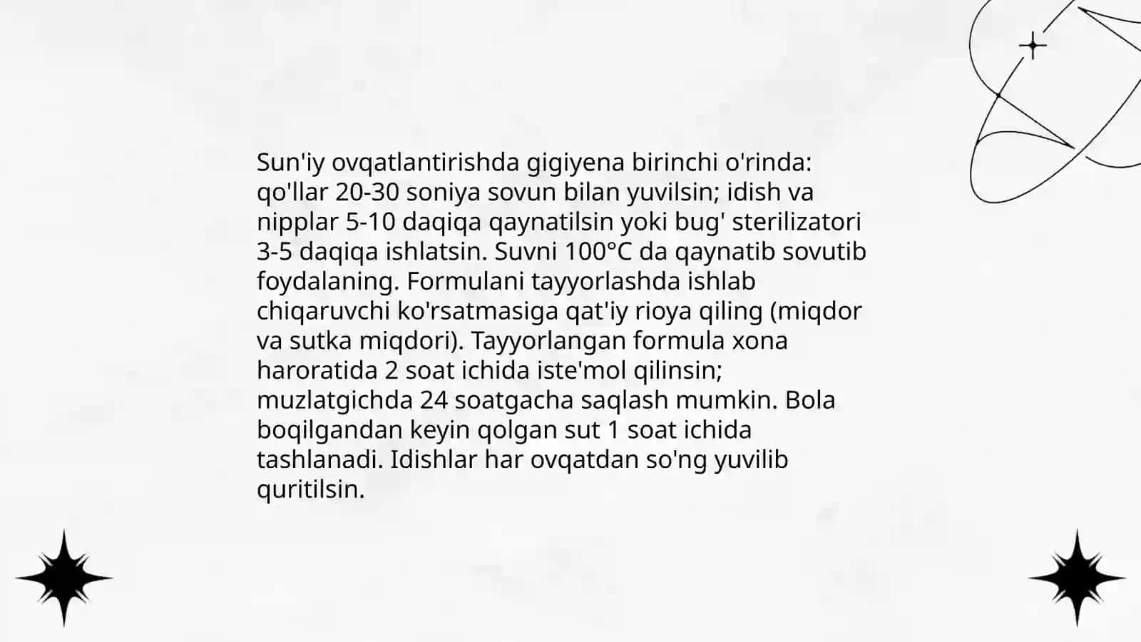 Yangi tugʻilgan chaqaloqlarni parvarish qilish usullari 4