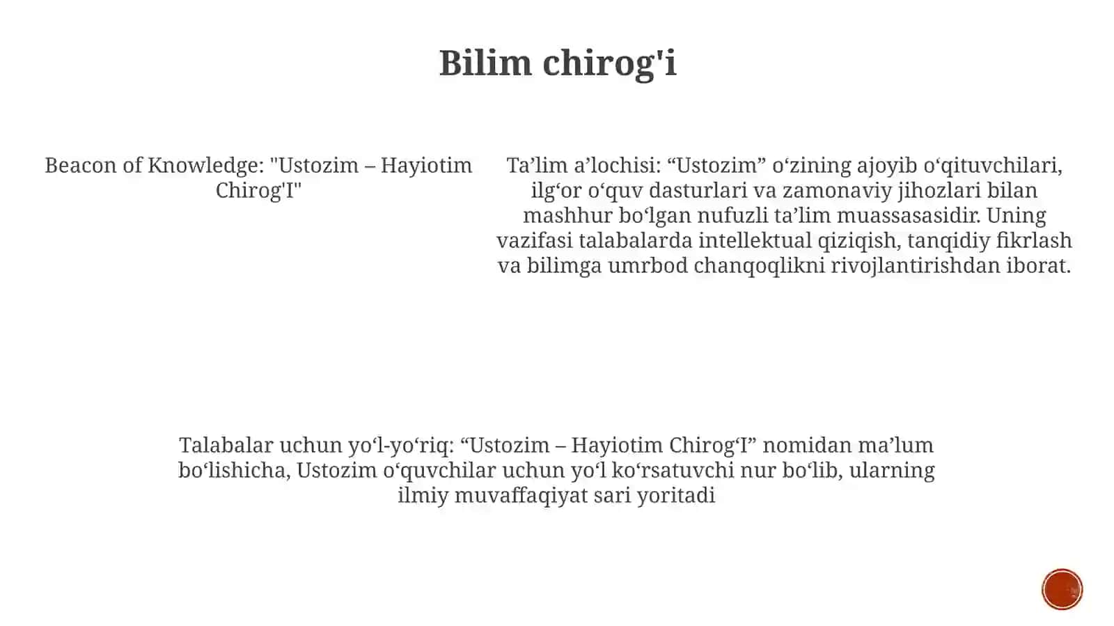 Ustozim – Hayiotim Chirog’I 4