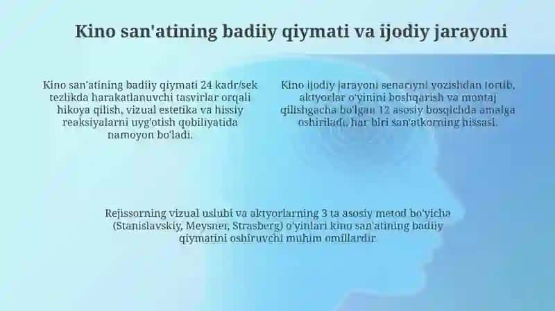 Kino tarixi va rivojlanishi 4