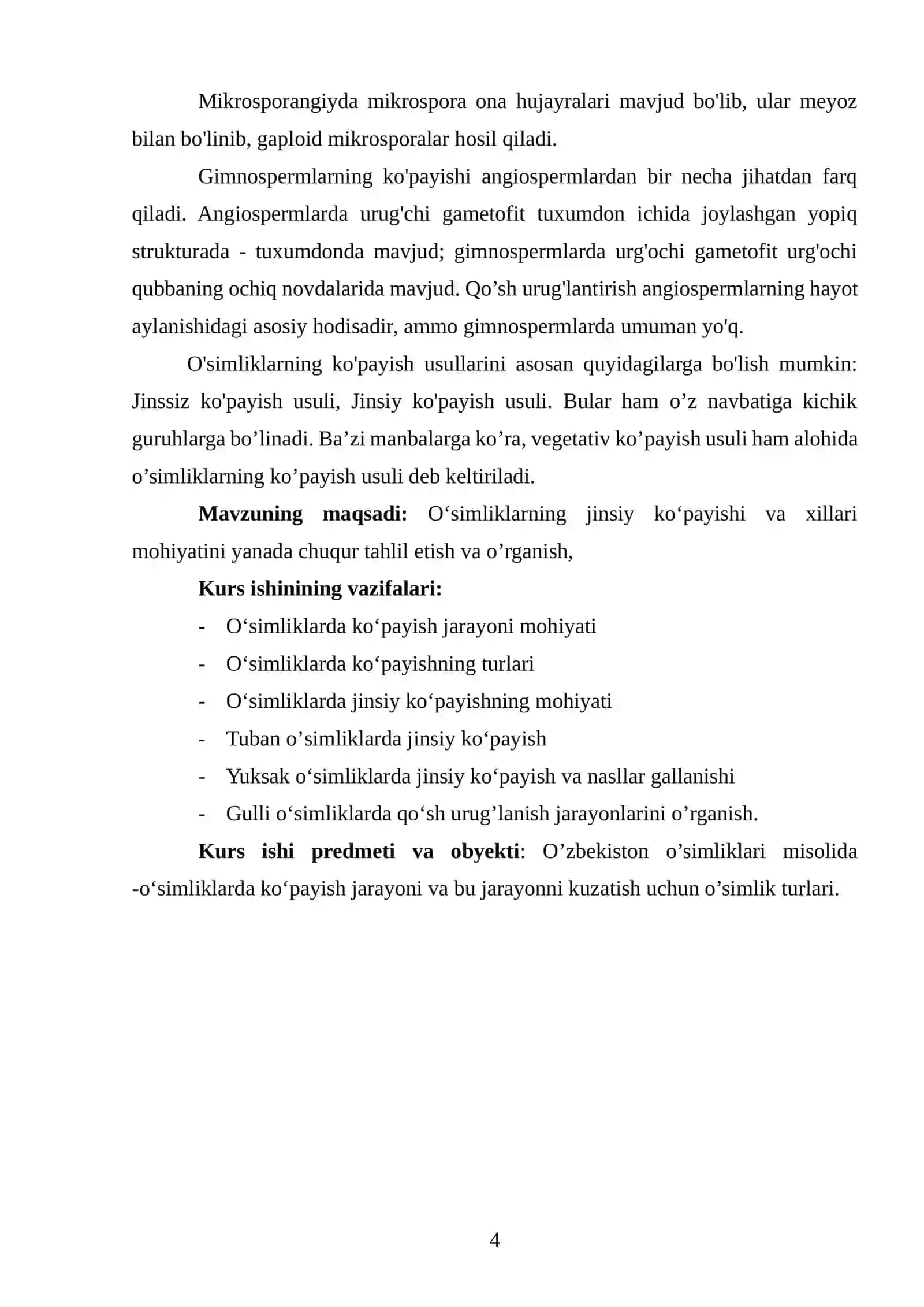 O’SIMLIKLARNING JINSIY KO’PAYISHI VA XILLARI 4