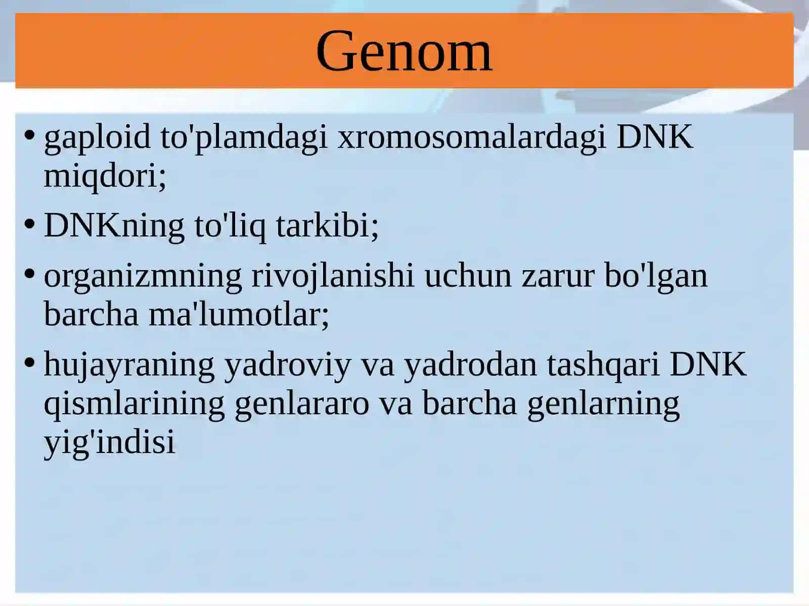 Genomika 4