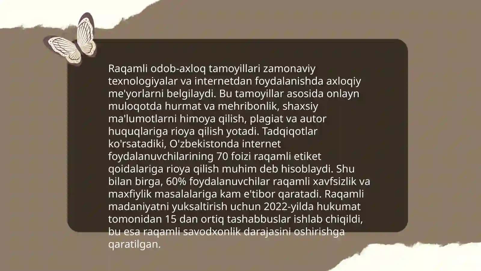 Tarmoq odob axloqi. (Infoetika) 4