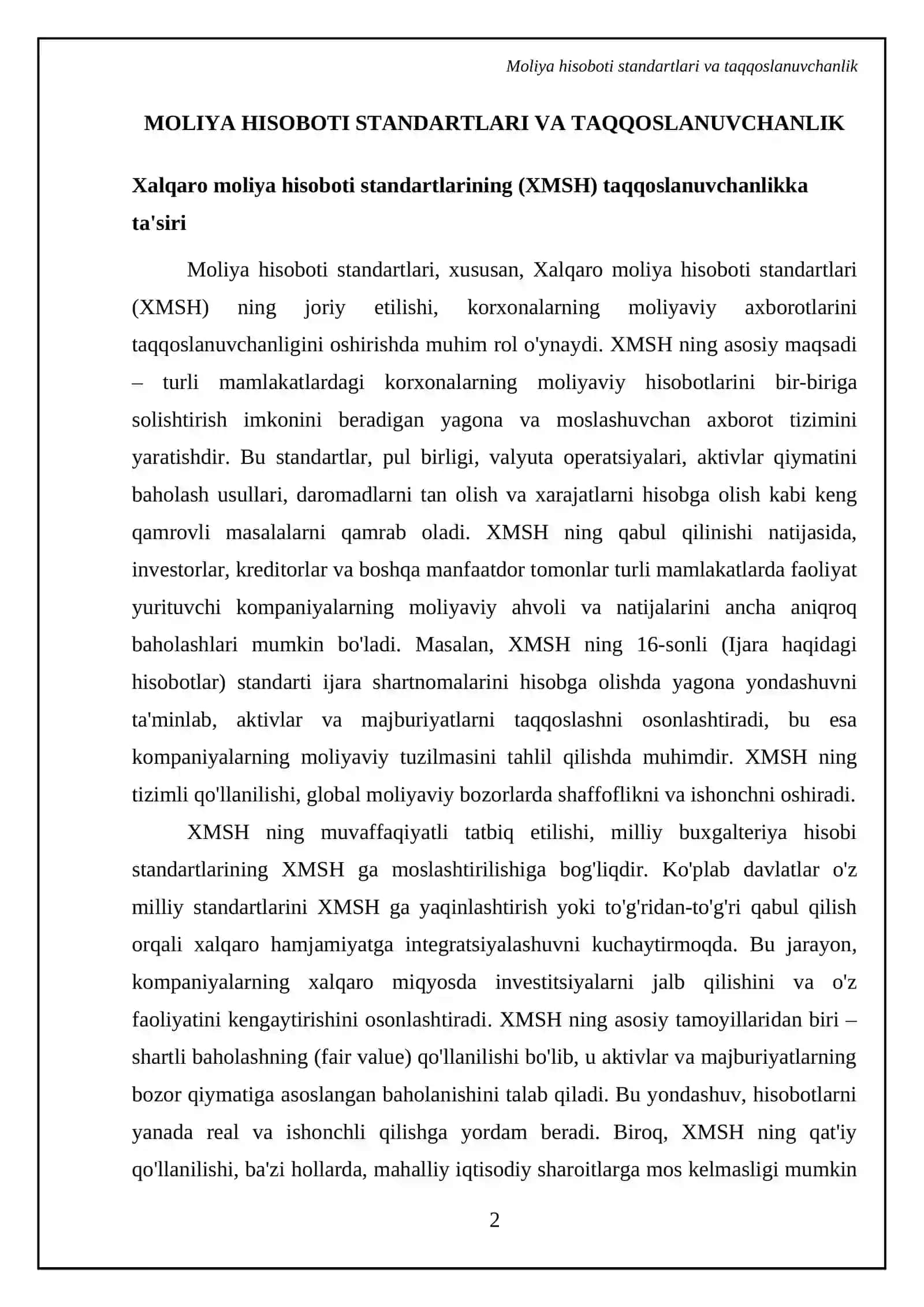 Moliyaviy axborotning taqqoslanuvchanlik xususiyati 4