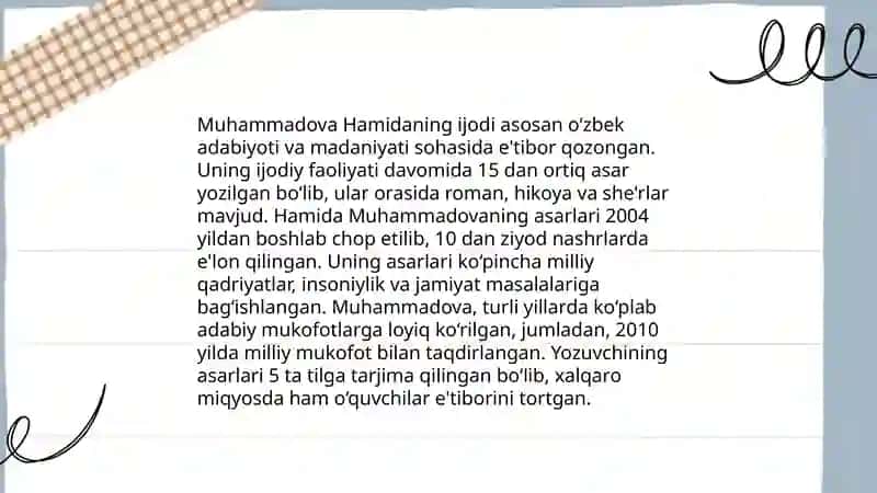 Muhammadova Hamida 4