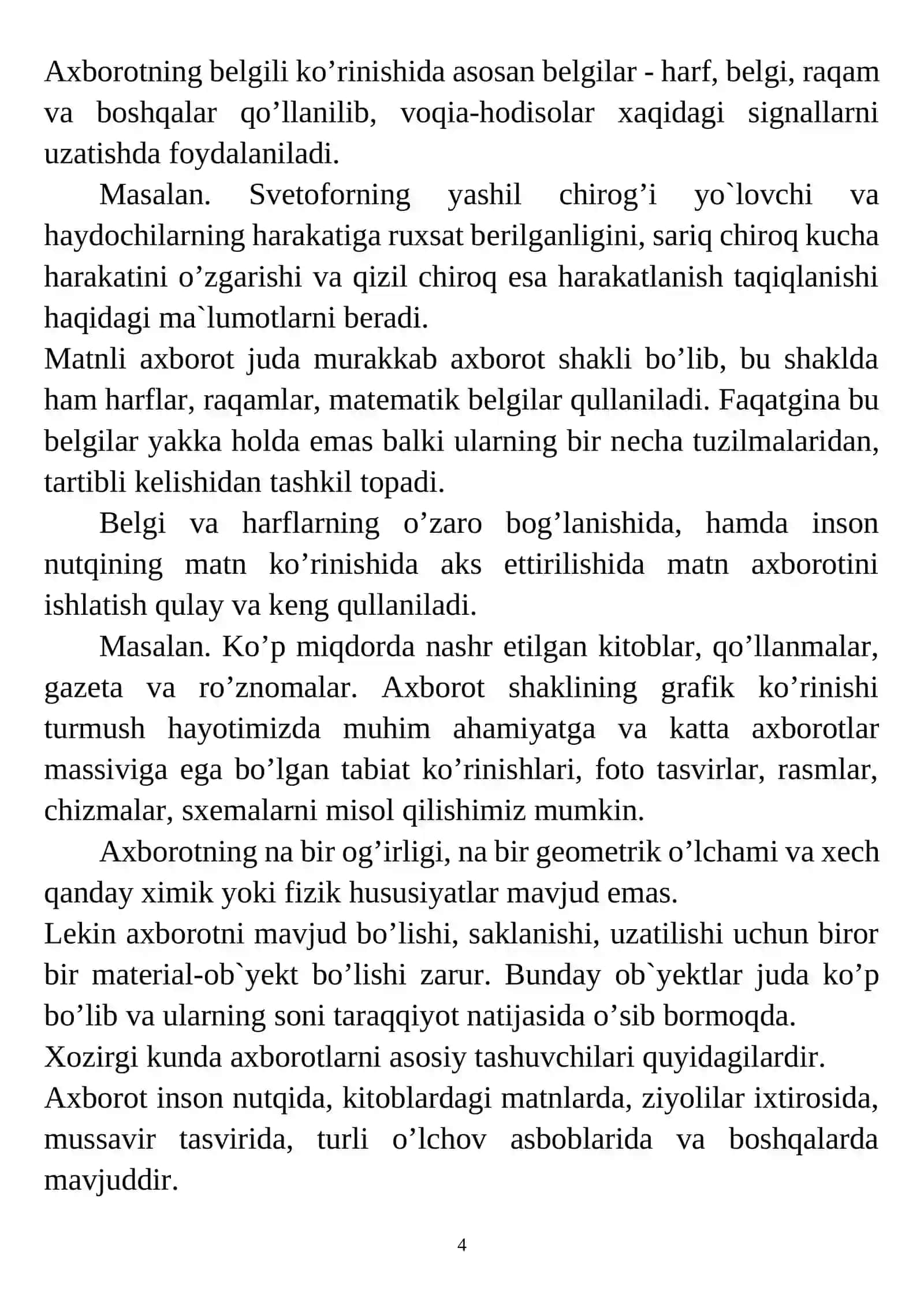 Axborot Tushunchasi va Uning Xususiyatlari 4