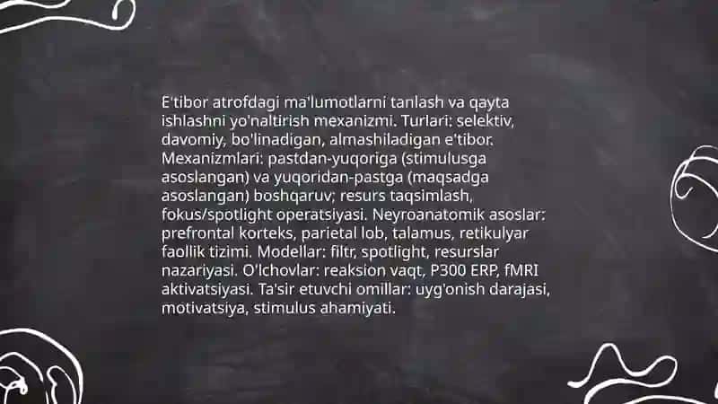 Kognitiv jarayonlar 4