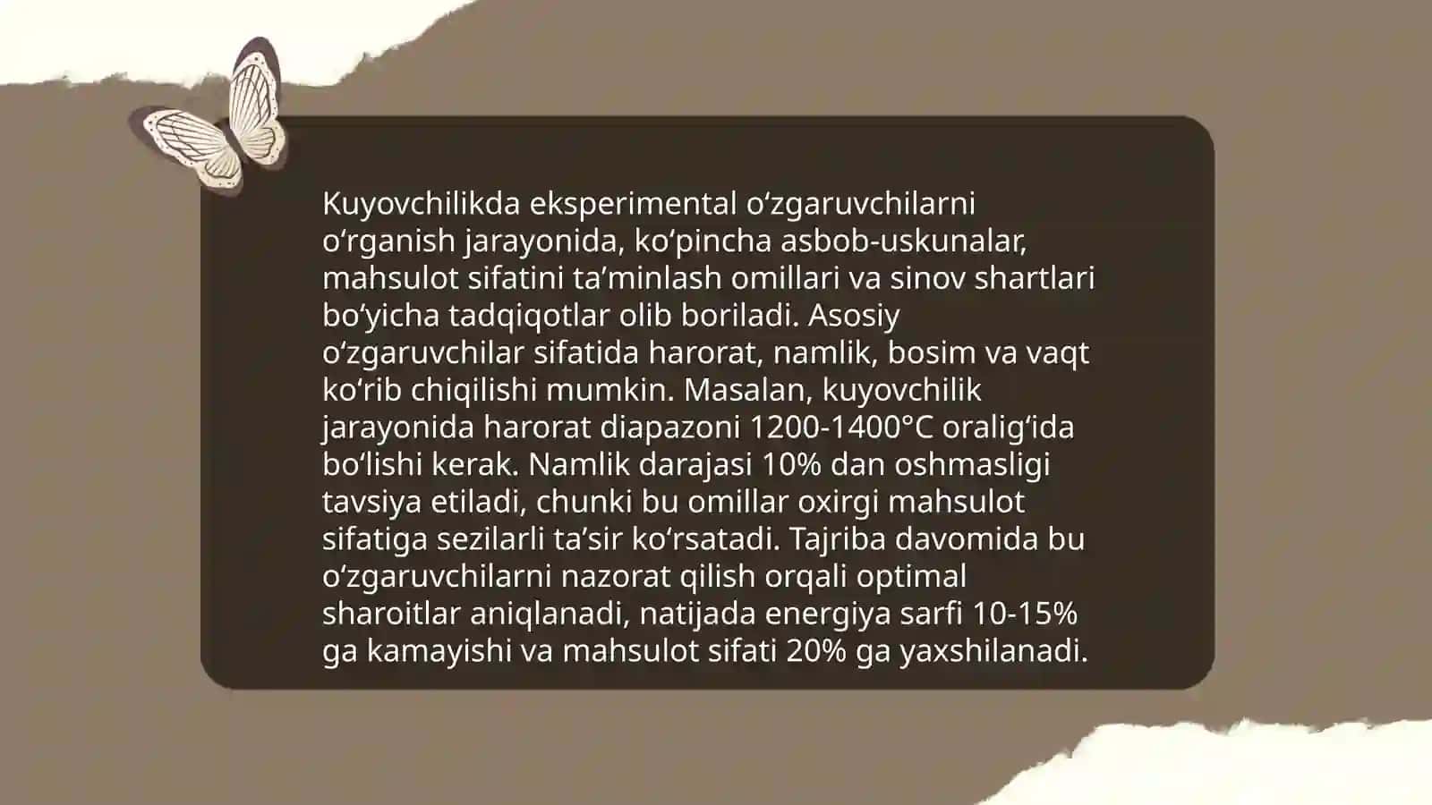 Eksperimental tanlov. Eksperimental oʻzgaruvchilar va ularni nazorat qilish usullari 4