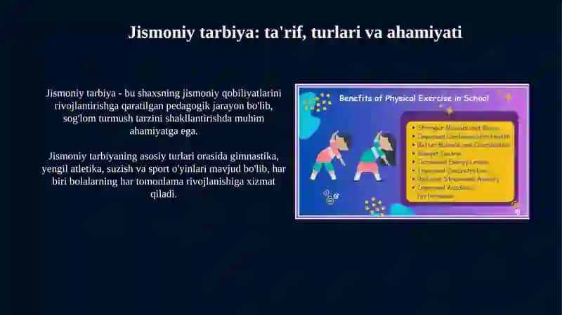 Talabalarning jismoniy madaniyati: ta'rif, turlari va ahamiyati 4