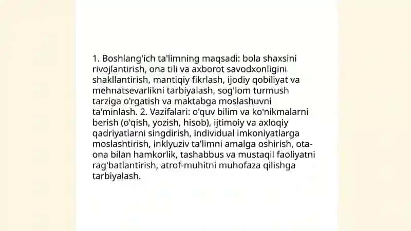 Boshlang'ich ta'lim jarayonining mohiyati va ta'rifi 4