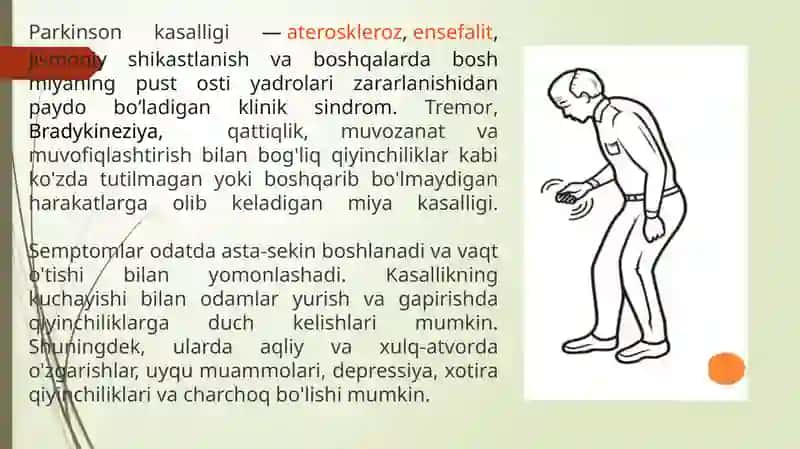 Parkinson kasalligini davolashda ishlatiladigan dorivosi 4