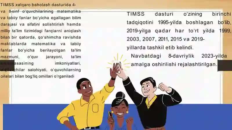 PIRLS va TIMSS talim sifatini xalqaro monitoringi qiyosiy tahlil qilish 4