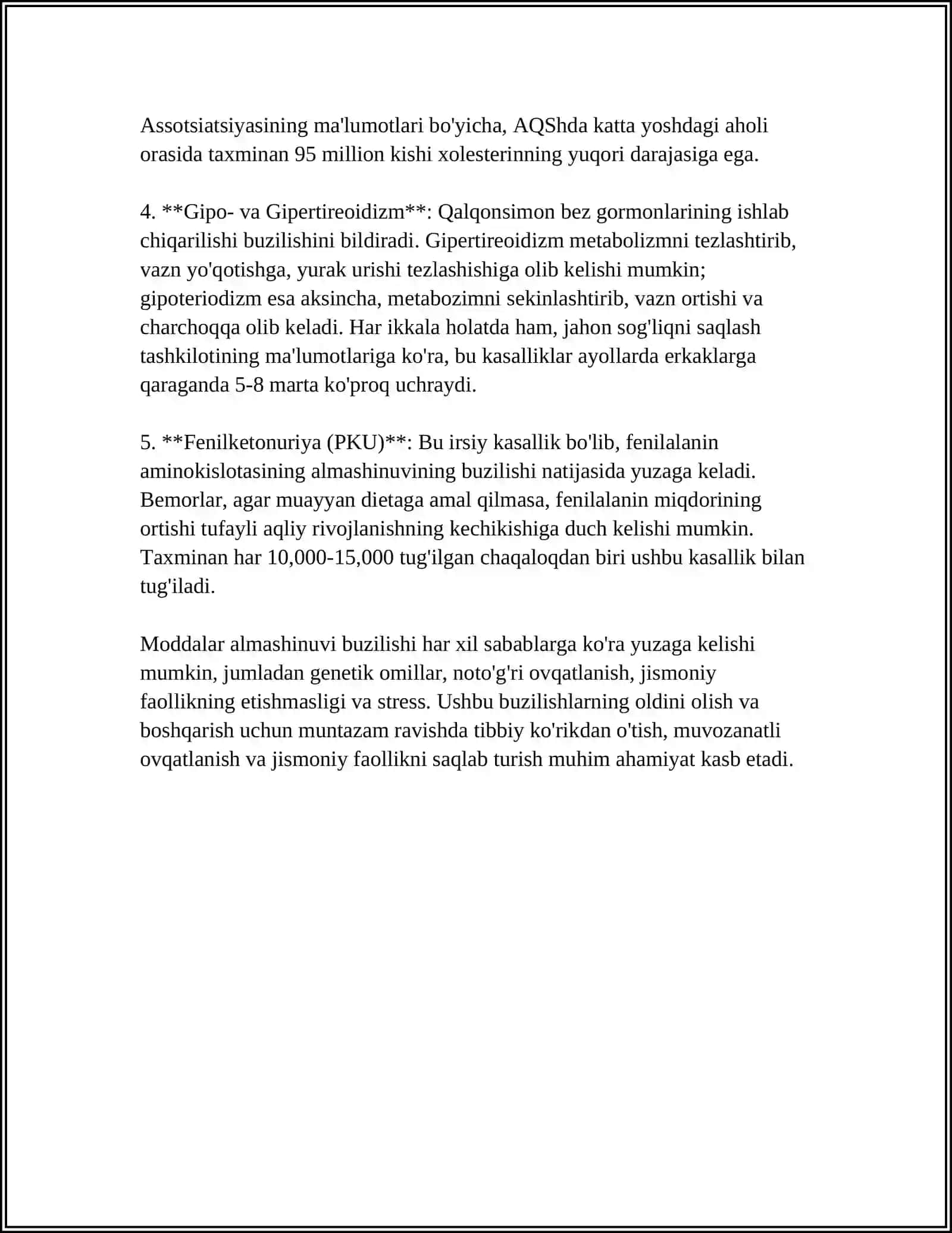 MODDALAR ALMASHINUVINING ASOSIY KASALLIKLARI, ETIOLOGIYASI 4