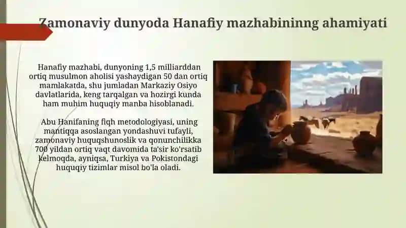 Hanafiy Mazhabining Tarqalishi 4