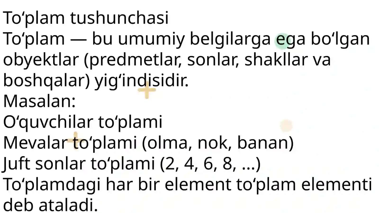 Boshlang'ich sinflarda to'plam va kombinatorika elementlari, mantiqiy masalalar 4