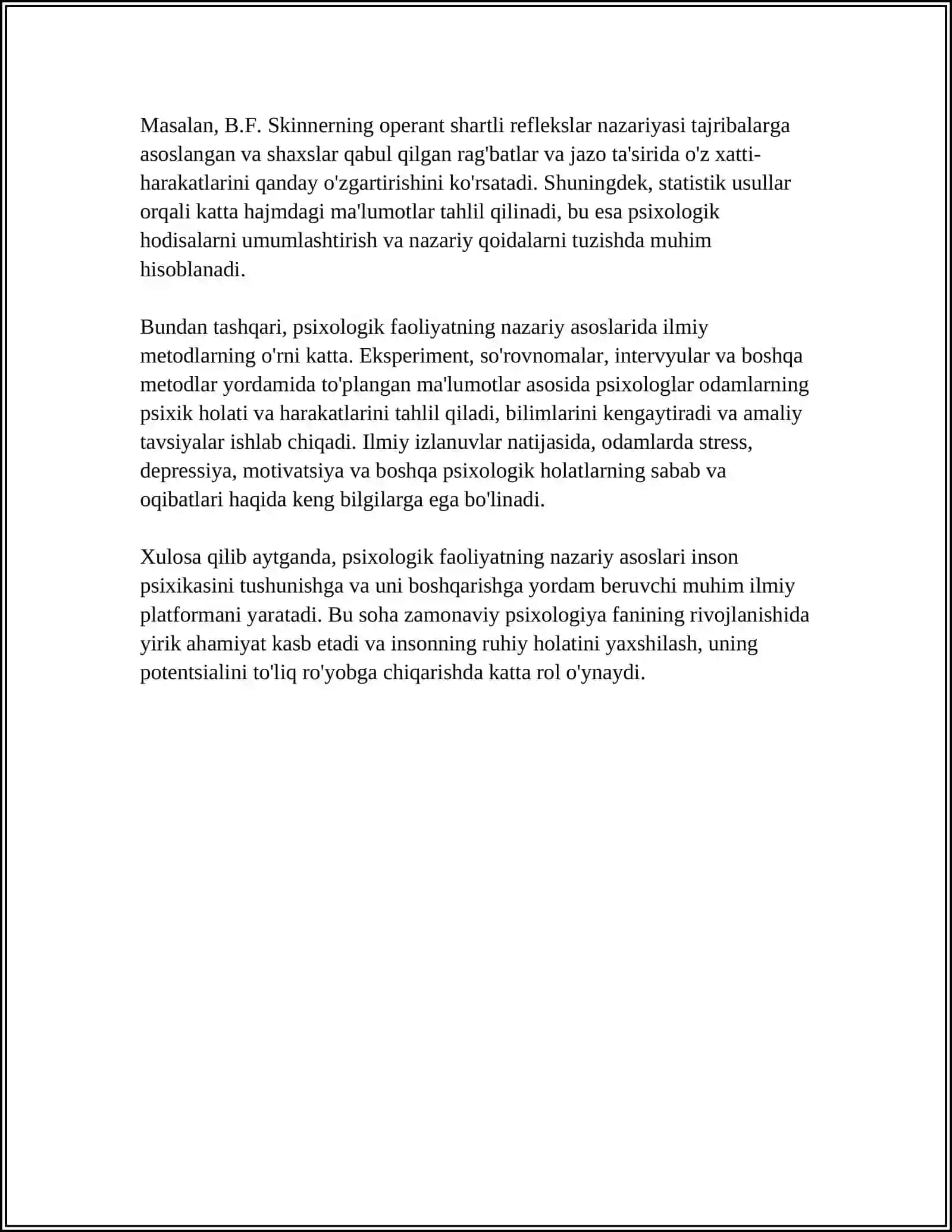 PSIXOLOG FAOLIYATINI KUZATUVCHI ODOB-AXLOQ ME’YORLARI 4