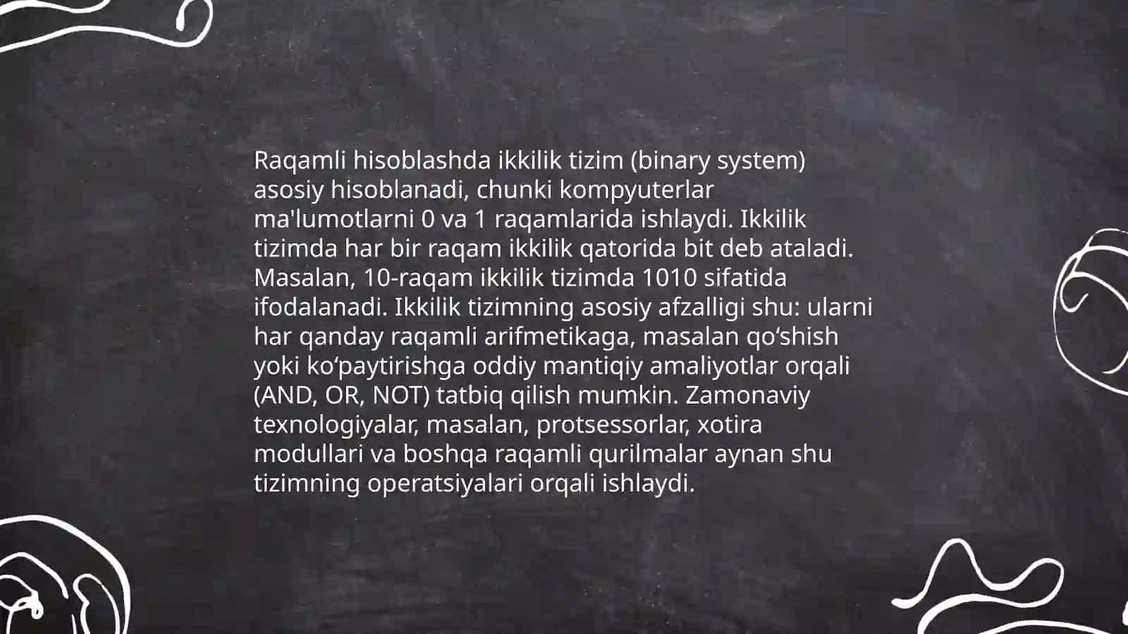Ikkilik sonlar asosida o‘yin fizikasi va simulyatsiyalarini hisoblash usullari 4