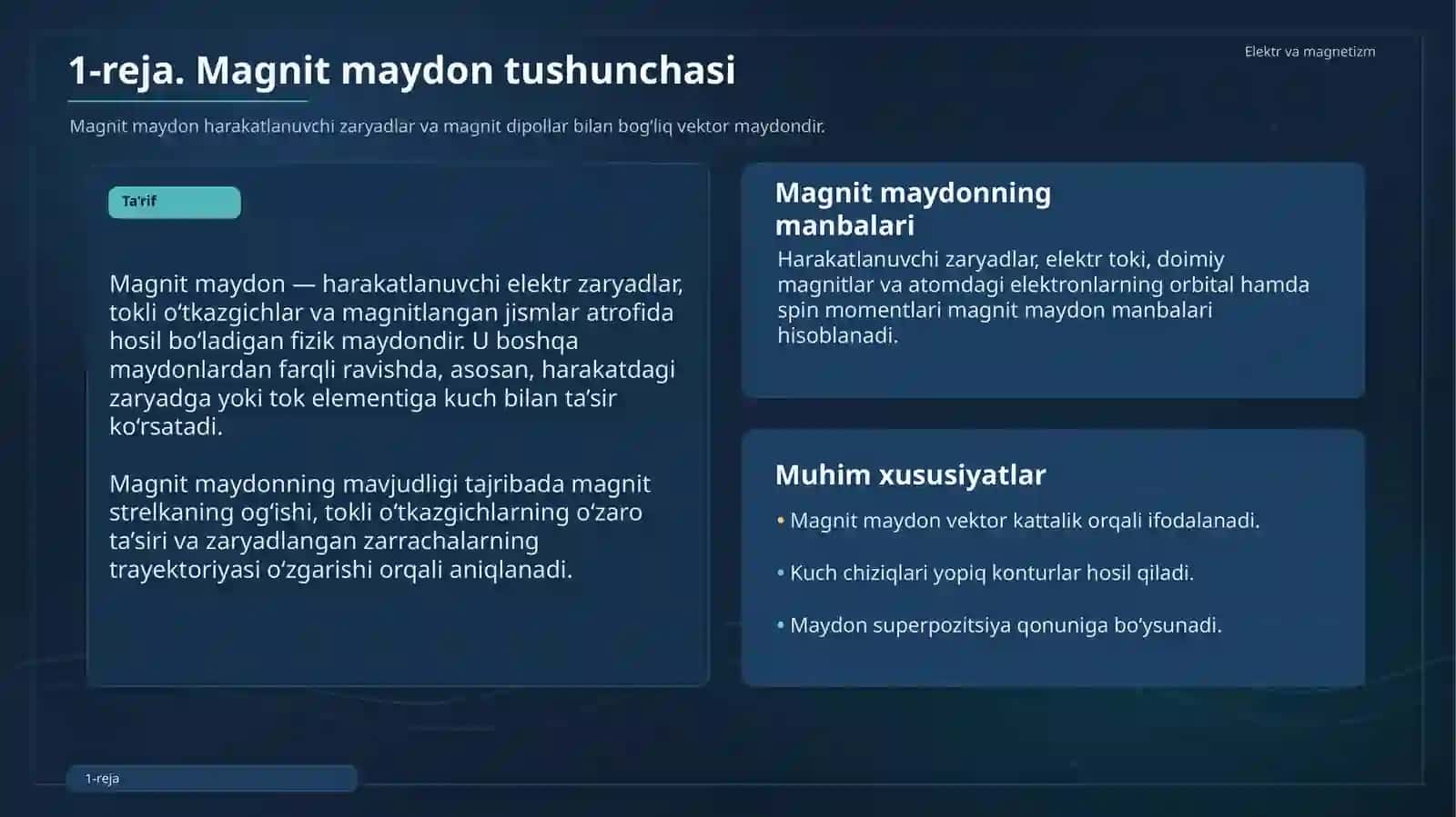Elektr va magnetizm 4