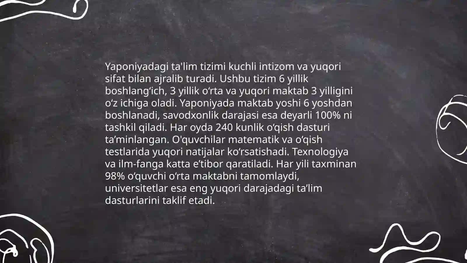 Xitoy yaponiya korea mamlakatlarida talim tarbiya jarayonining qiyosiy tahlili 4