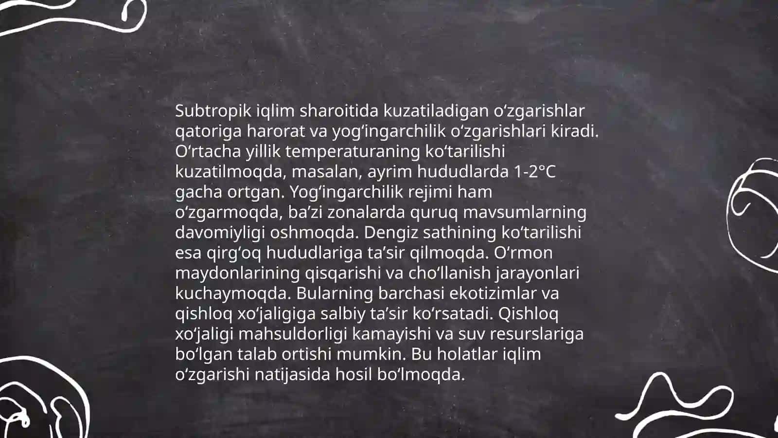 Oʻzbekiston subtropik iqlim mintaqasi 4