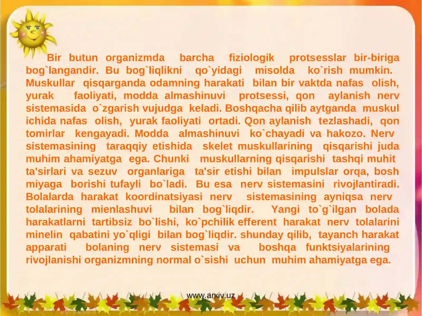 Organizmda suyaklarning tuzilishi va ularning yosh xususiyatlari va xillari 4