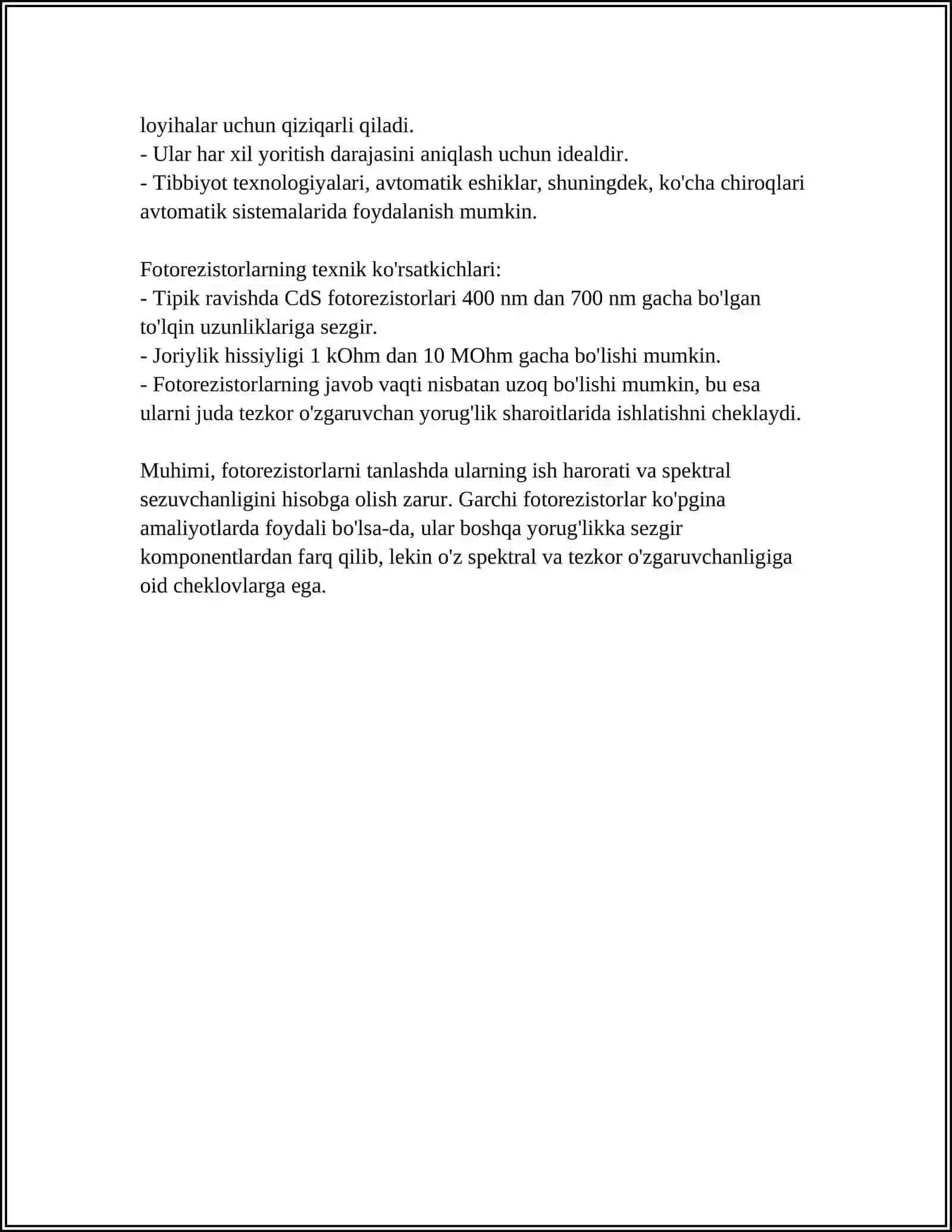 FOTOREZISTLAR 4