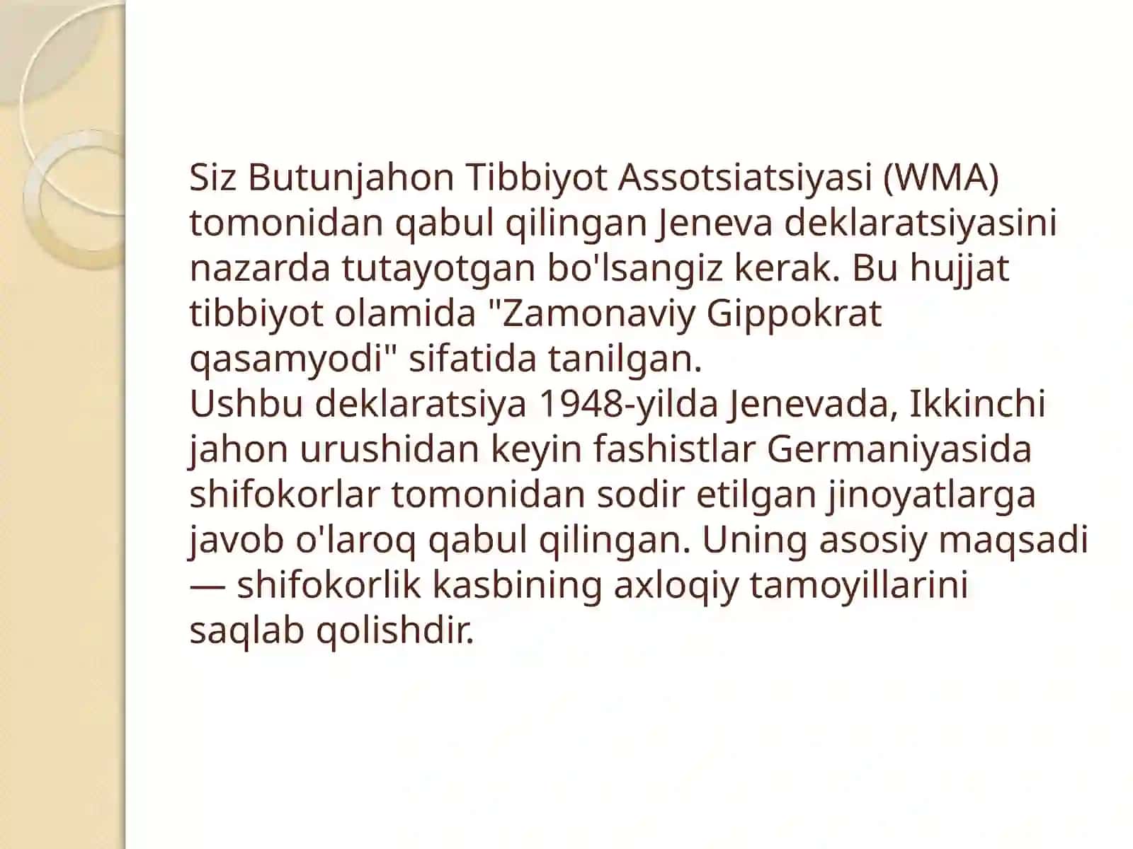 Tibbiyot hodimining huquqlari 4