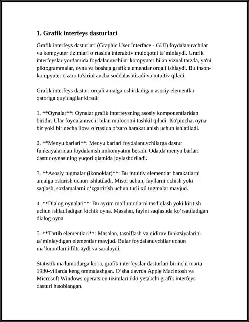 KOMPYUTER TARMOQLARIDA GRAFIK AXBOROTLARNI KIRITISH UCHUN MAXSUS VOSITALAR 4