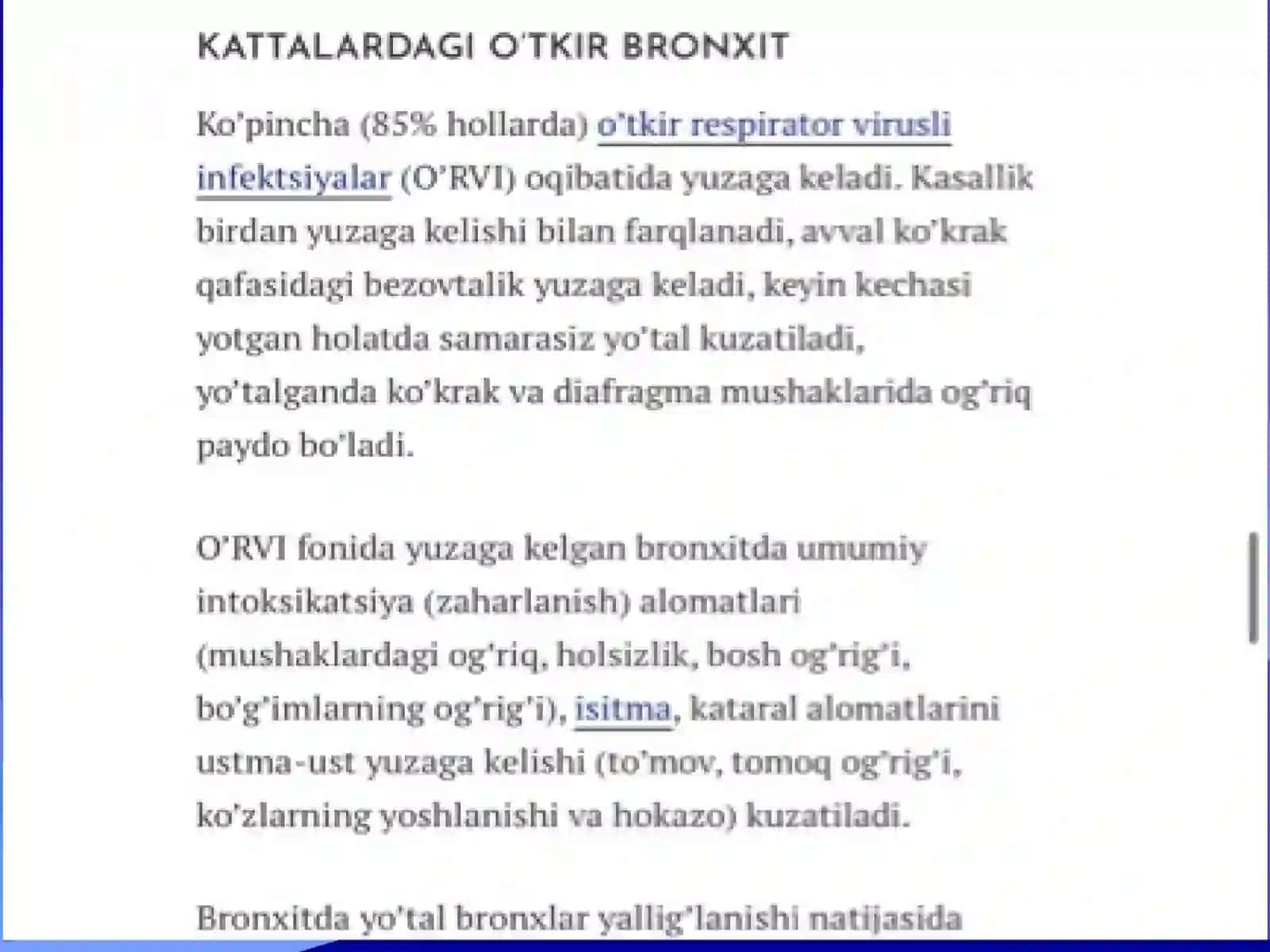 Bronxit kasalligi quzgʻatuvchilar patagenez va labaratoriya 4
