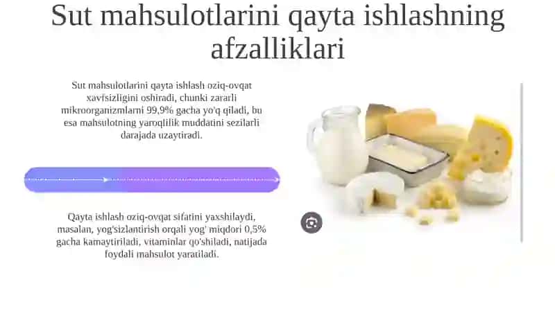 Qayta ishlangan sut mahsulotlari: Qatiq, yogurt va smetana 4