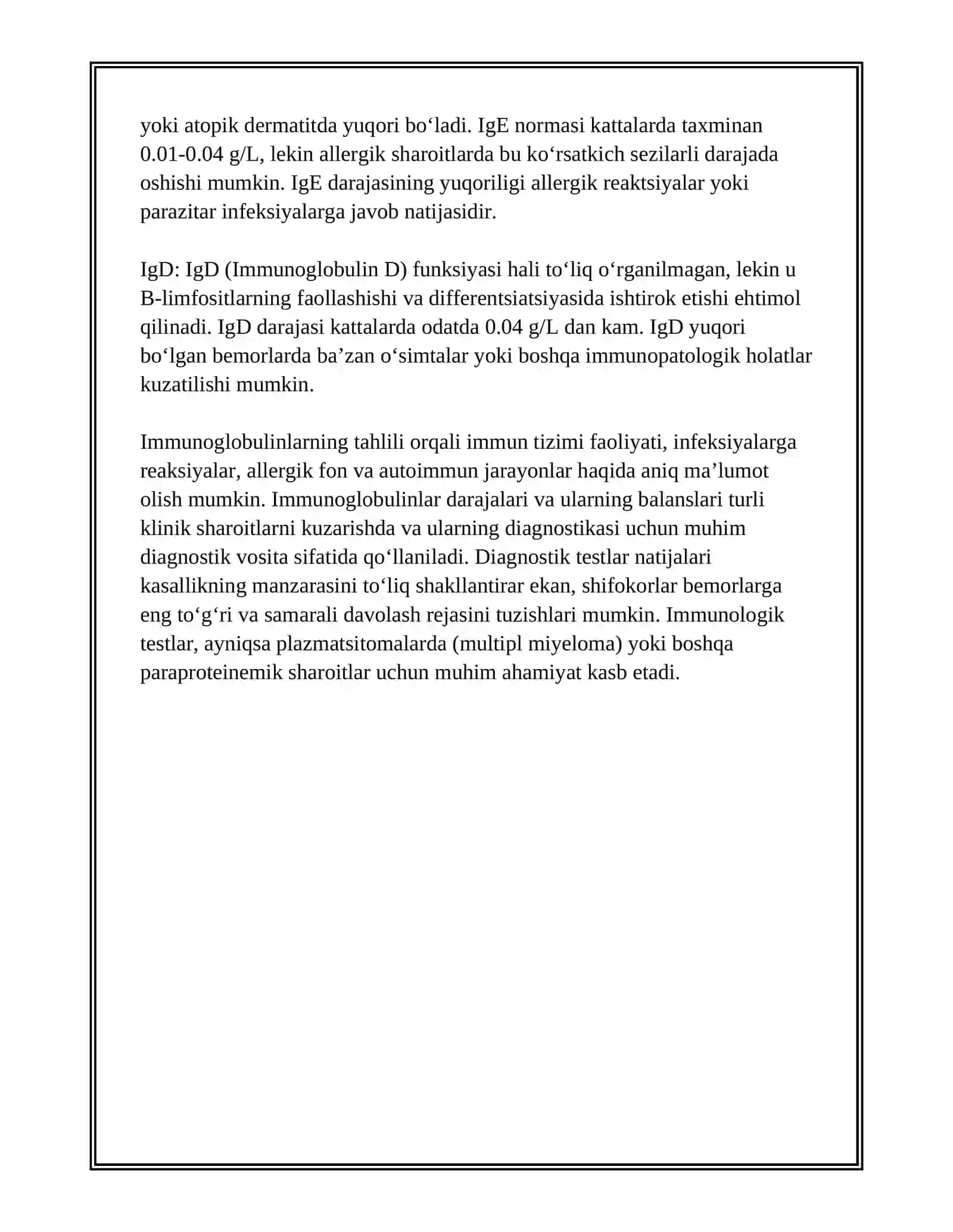 IMMUM TIZIMI KASALLIKLARINI KLINIK LABARATOR DIAGNOSTIKASI 4
