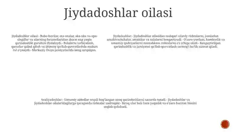 Jiydadoshlar, Tokdoshlar Va Araliyadoshlar Oilalarining Asosiy Vakillari, Tuzilishi Va Tarqalishi 4