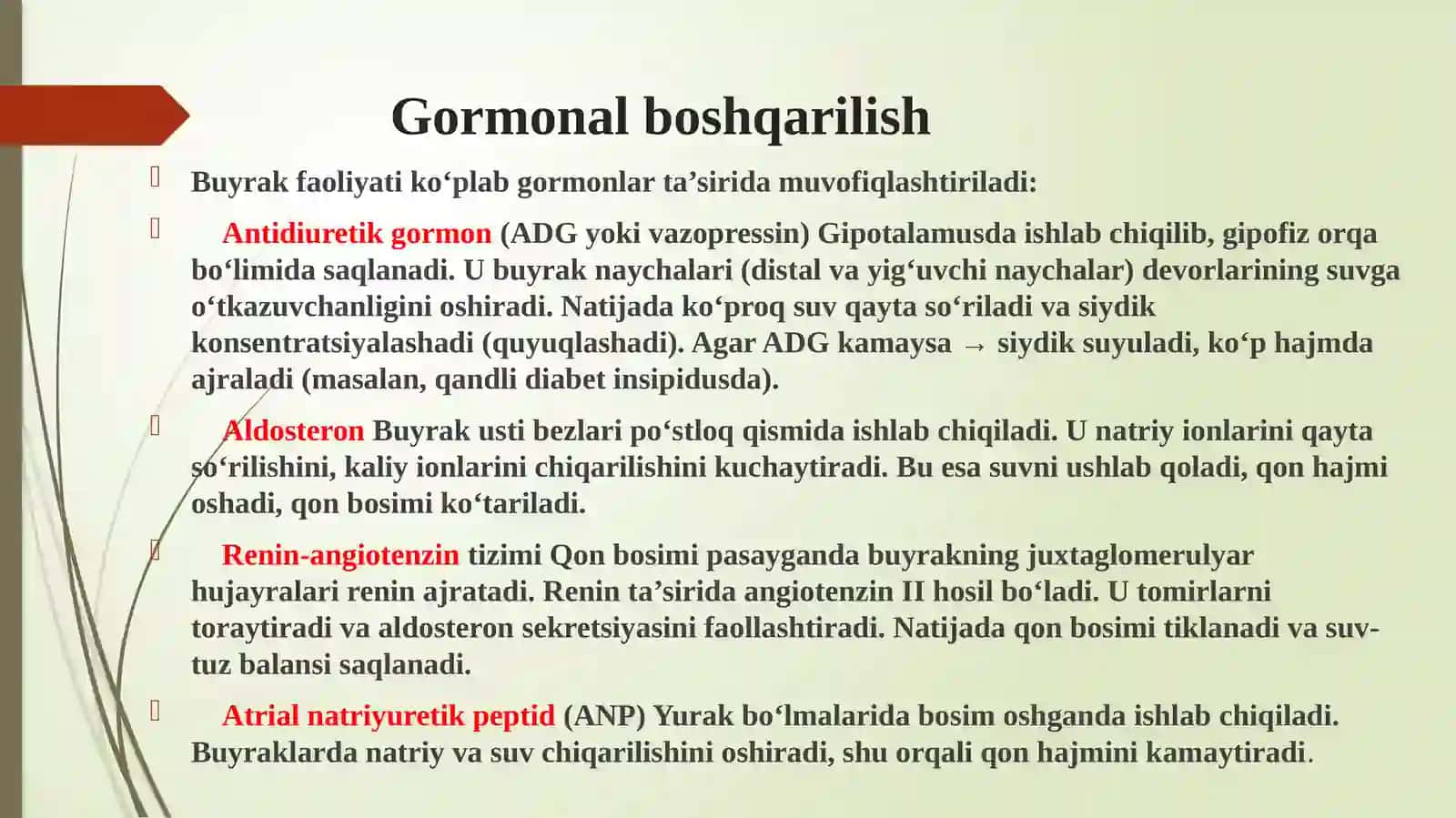 Buyrak organi haqida . Buyrak faoliyatini haqida toʻliq malimotlar. 4