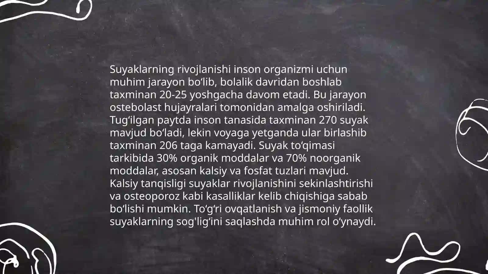 Tayanch harakat sistemasi(Osteologiya) 4