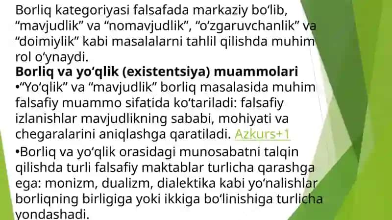 G’arb mutafakkirlarining borliq haqidagi ta’limotlari 4