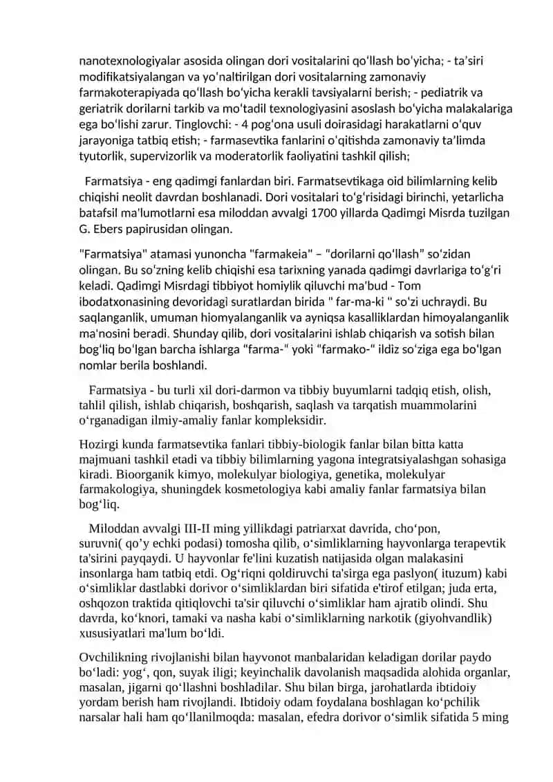 Yevropa mamlakatlarida farmatsiyani rivojlanishi 4