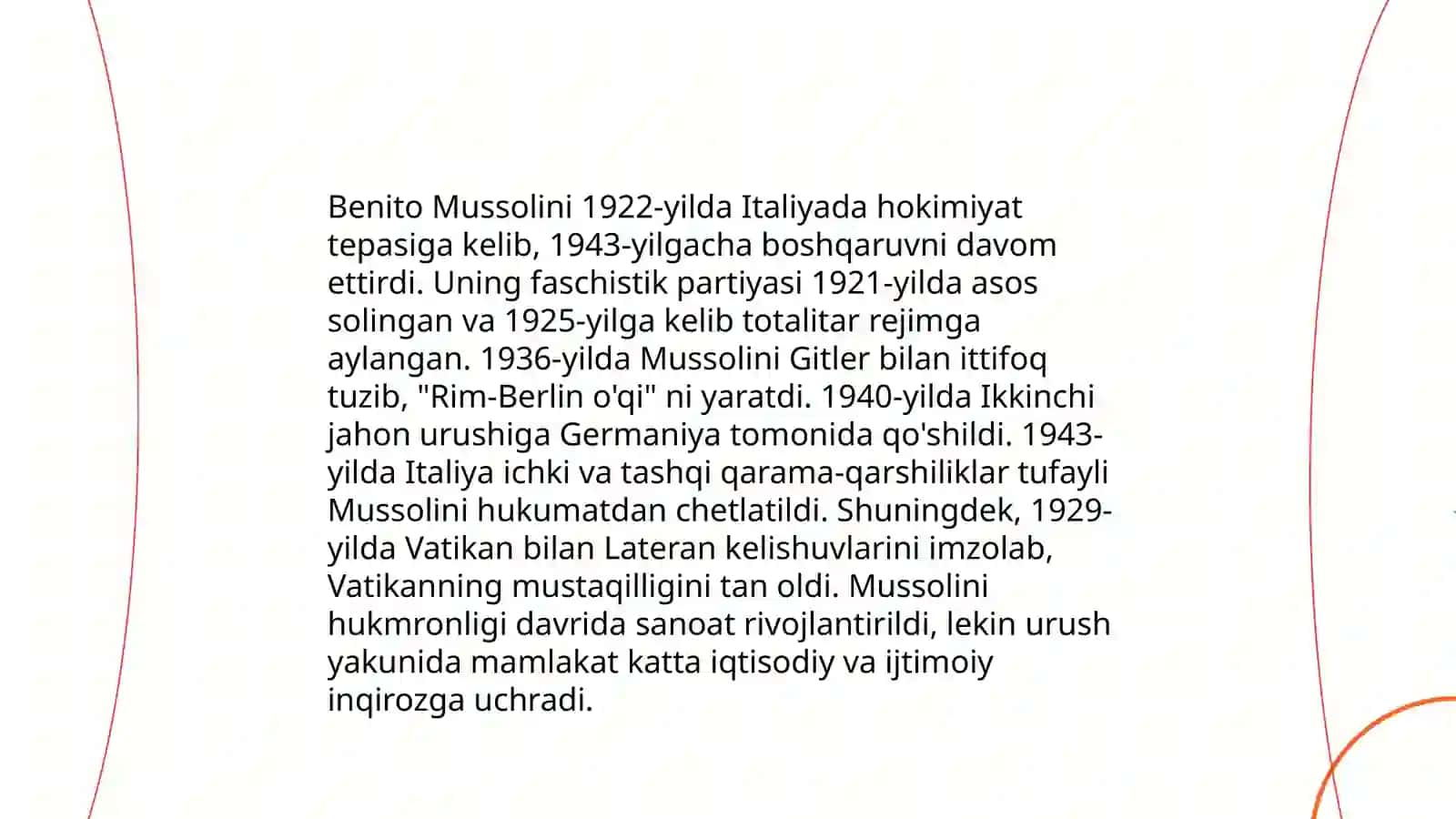 Benito Mussolini va uning faoliyati 4